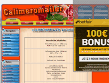 Tablet Screenshot of calimeromailer.de